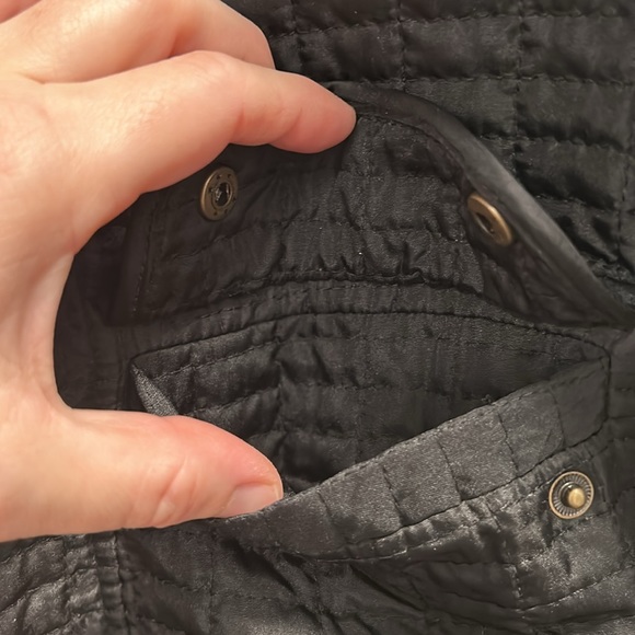 Large Sportelle quilted jacket with snap closure - Picture 5 of 7